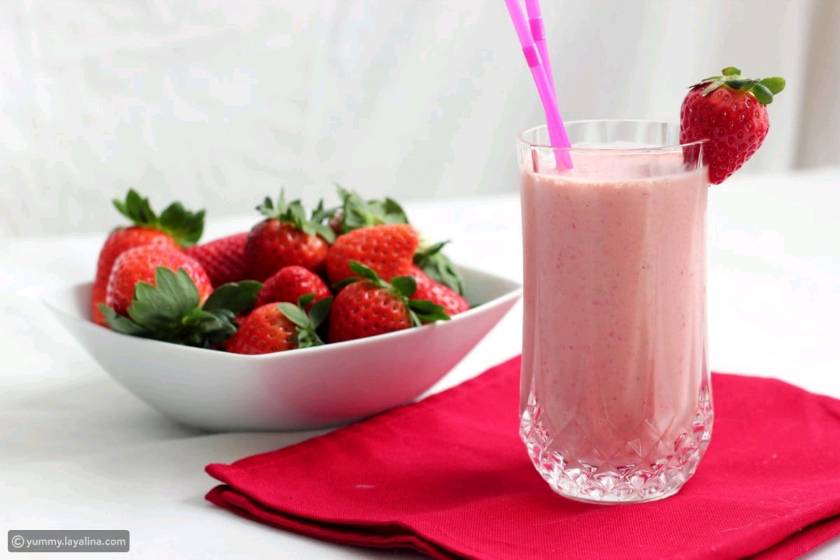 Guava juice with milk