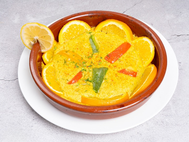 Fish egg Basbousa