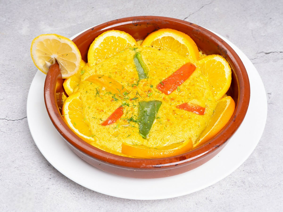 Fish egg Basbousa